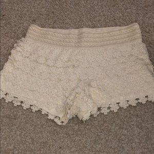 Lace shorts